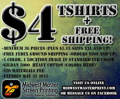 ScreenPrintKC's tweet image. In case you didn't know, we are running an incredible special till the end of May! Message/visit online  for details!