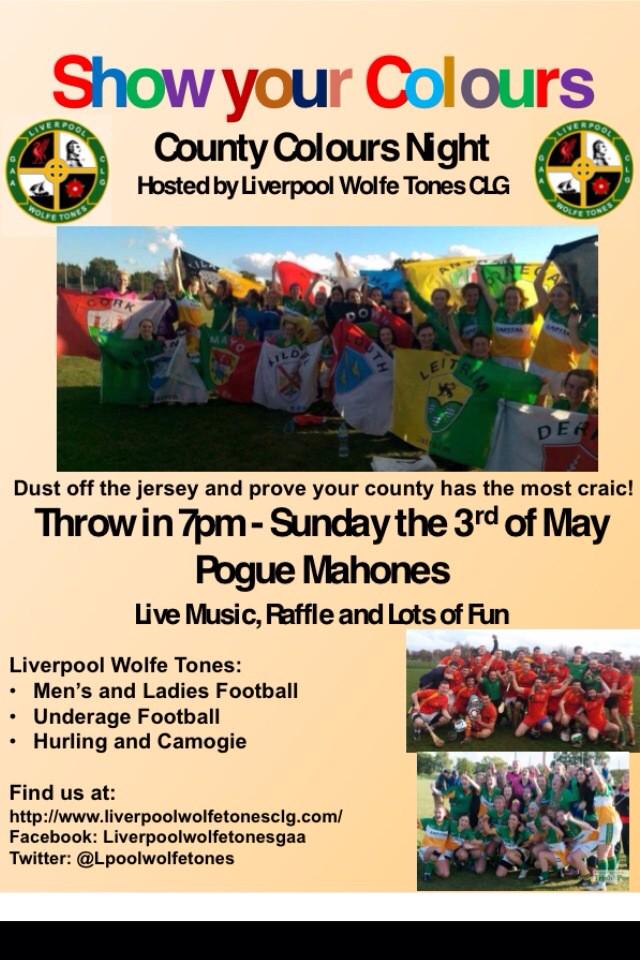 Lpoolwolfetones's tweet photo. 1st fundraiser of the year!!Come along &amp;show your support with a great nights live music &amp; craic at @PoguesLiverpool http://t.co/GiIExcP1oJ
