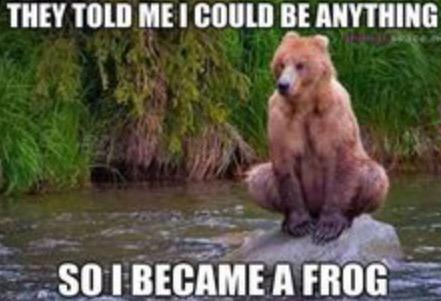 ClueLessAnimals's tweet image. 🐸