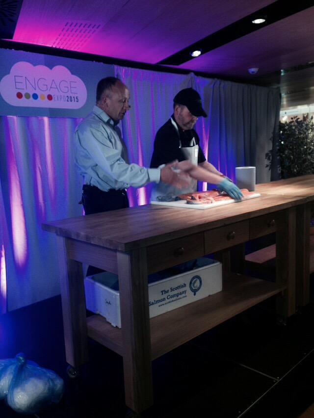 CompassGroupIRL's tweet photo. Exciting fish demonstration from @atlantiswexford #CompassEngage http://t.co/nbHLzaHalx