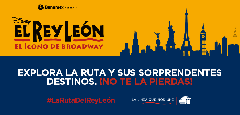 Aeromexico's tweet photo. Descubre #LaRutaDelReyLeón y vive el Pre-Estreno en #Mexico. http://t.co/Q3y8QBLcIE http://t.co/CG33w6xrwM