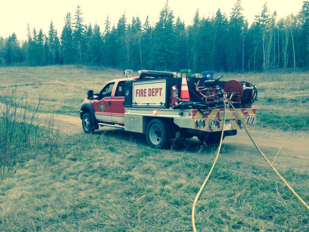stein23's tweet image. Busy day yesterday #fortsaskFD  glad we could assist our county neighbours 🔥