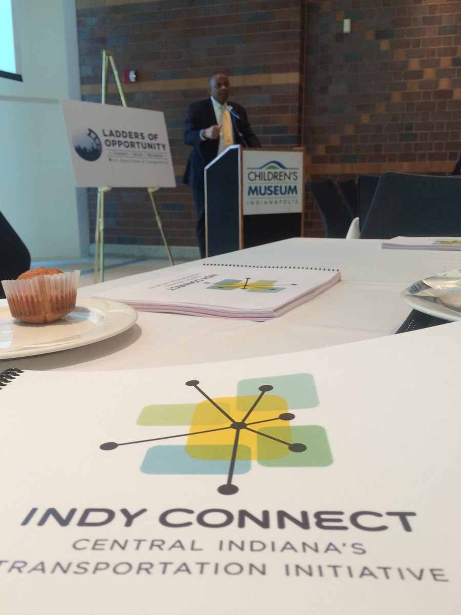 SenDonnelly's tweet photo. Glad staff attended @USDOT @SecretaryFoxx's announcement in Indy about #LadderSTEP program to improve transit.-Joe http://t.co/9777ynb678