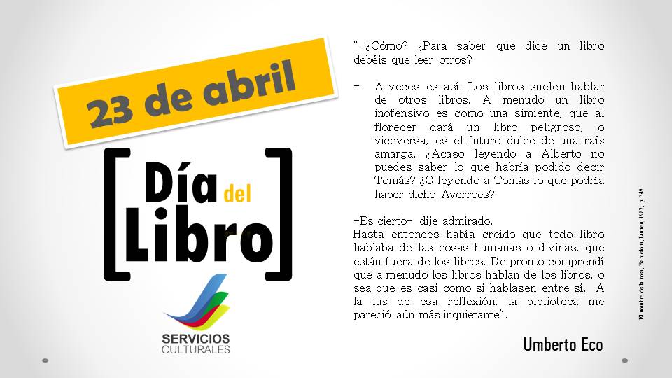 #FelizDiaDelLibro
