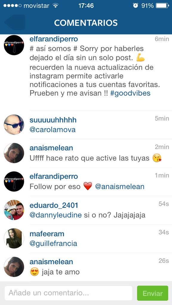 Anaismelean's tweet photo. Como no amarlo ?? 😊😍❤️  @elfarandiperro http://t.co/M0tK3IISRE