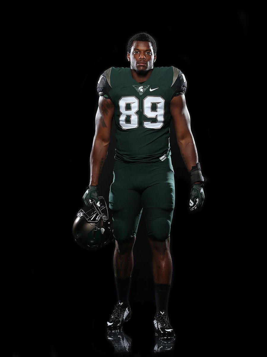 Michigan State Football on X: Front view of home jersey (Nike