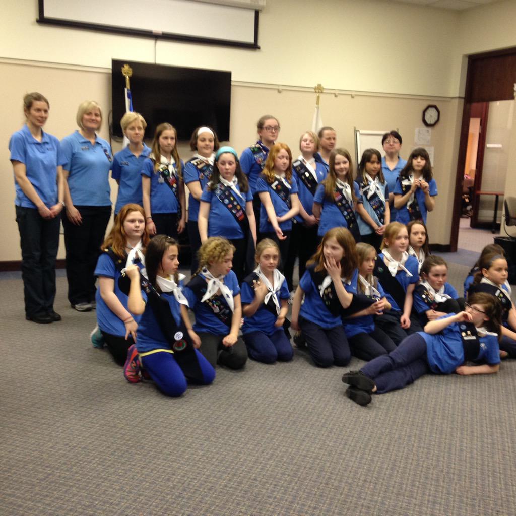 Visiting with the Third St. Margaret's Bay   Girl Guides