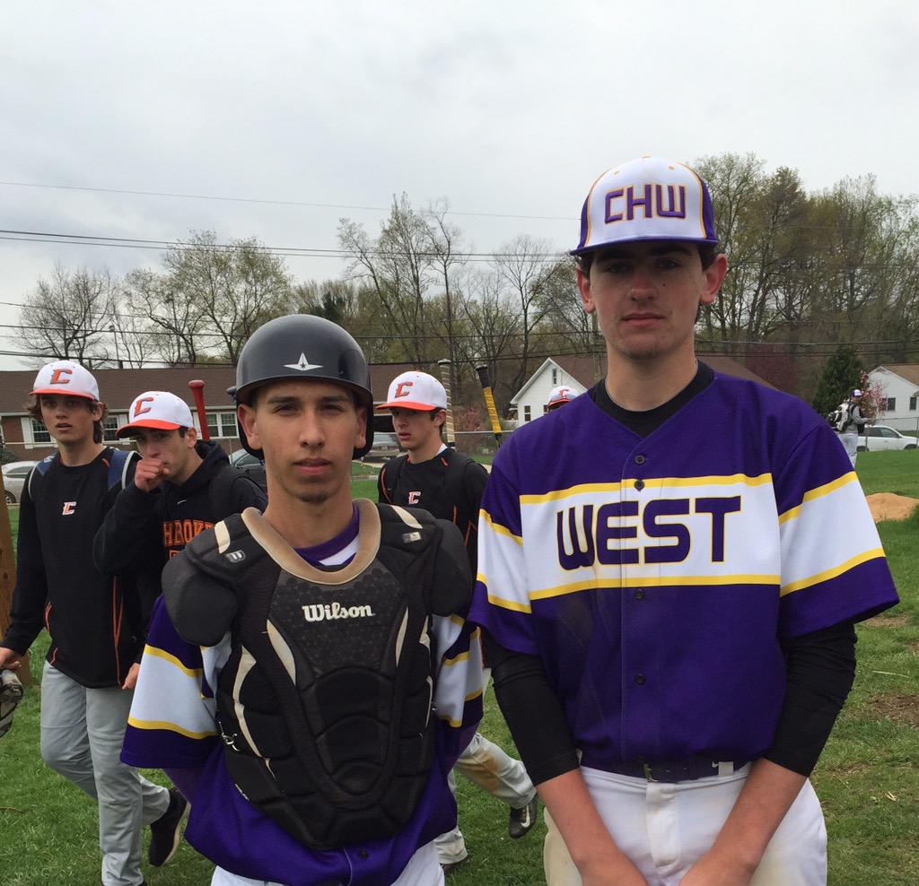Chw_jv_baseball's tweet photo. MVPs of today's game: "Ranger" Concepcion and John "Stass" with a combined 5 hits and 3 doubles🔥 #almostvarsity http://t.co/Cs270SRNgD