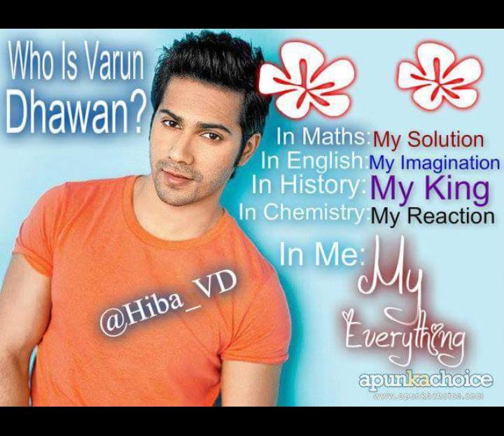  A massive Happy Birthday to the one and only, the handsome n the dashing Varun Dhawan...Love you Varun   