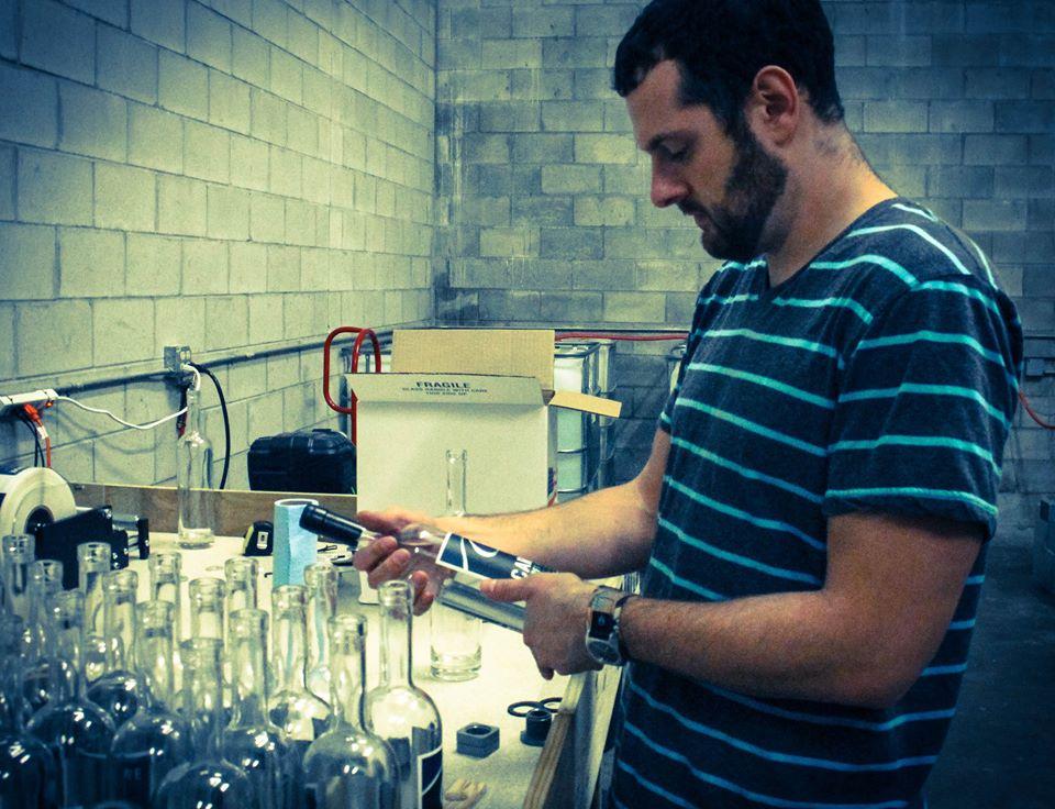 #tbt Bottle #1!  Our pride and joy.  Thanks to all who have supported #CarveCraftVodka!  In stores soon!