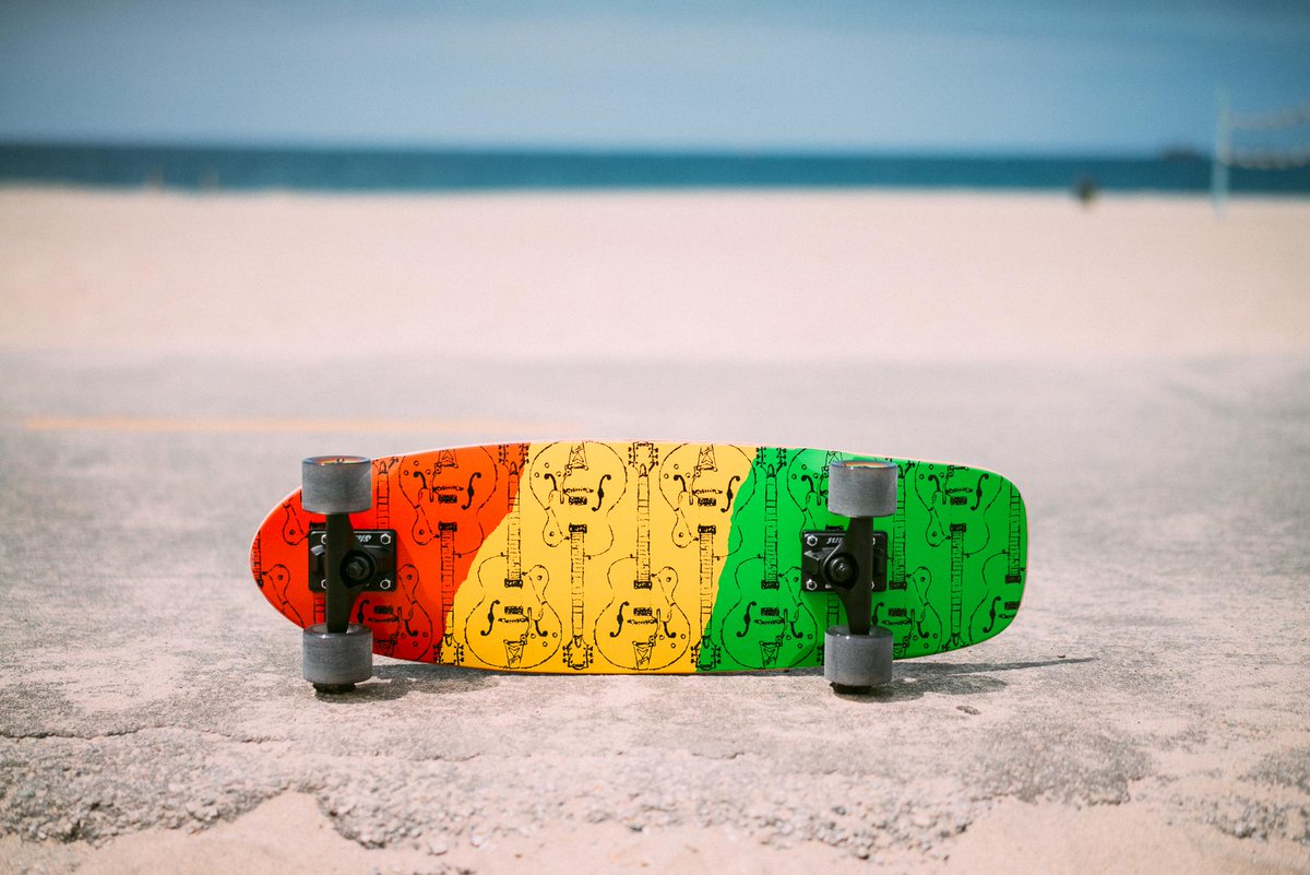 .<a href="/500skateboards/">500skateboards</a> X <a href="/TimTimebomb/">Tim Timebomb</a>  collab skateboard “Guitar Repeater” 1st 💯 boards hand signed bit.ly/TimBoard