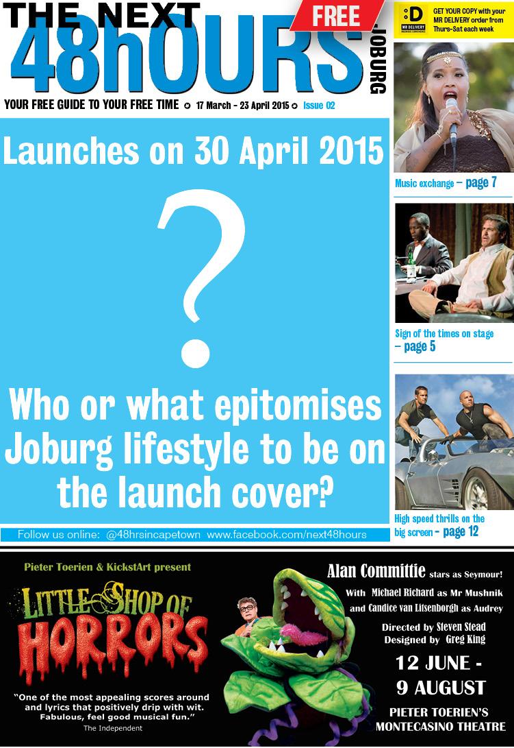 CTthismonth's tweet photo. Who should be on the cover of #Next48hOURSLaunch edition in Joburg? @48hoursinjoburg @Hypress @KaminiPather http://t.co/C4JwRIKbYF