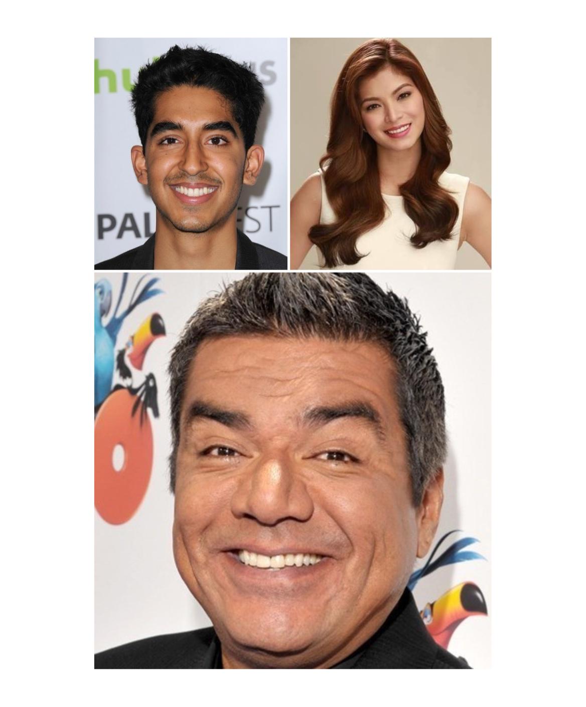   wishes George Lopez, Dev Patel, and Angel Locsin, a very happy birthday 