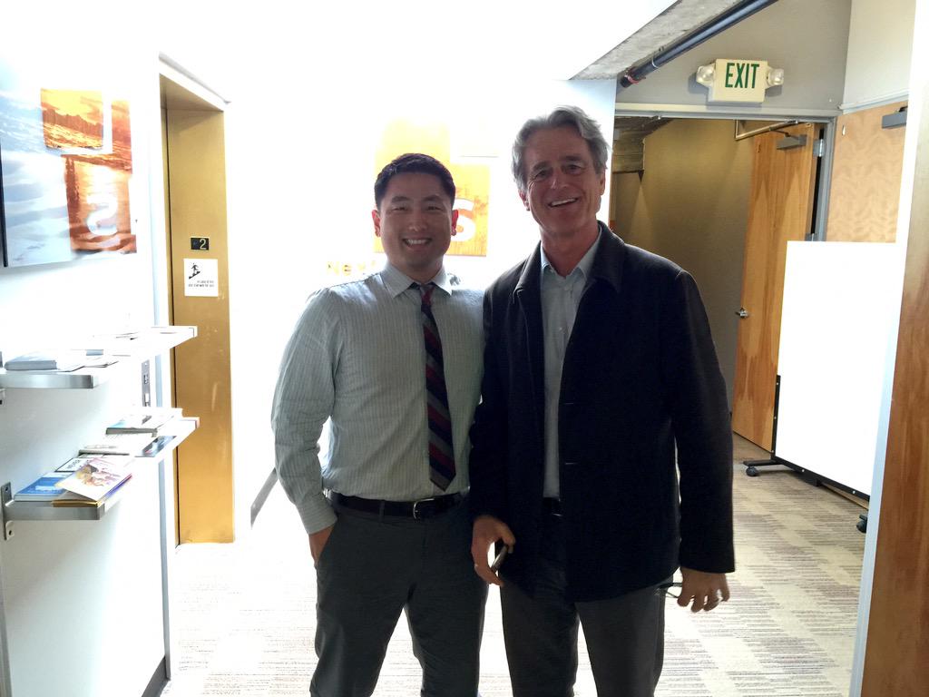 PaulRieckhoff's tweet photo. Legendary AIDS (now vets) activist @bobbyshriver visited me &amp; @jeffxpark at @IAVA LA today. He's really got our back. http://t.co/NSmiKI0pIH