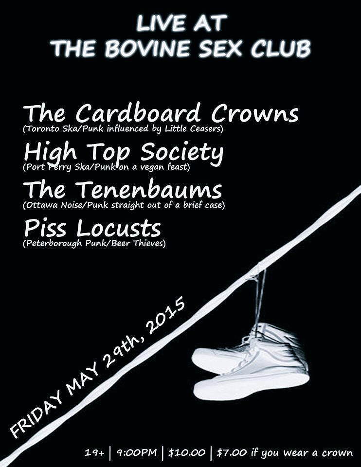hightopsociety's tweet photo. Oh, baby. @CardboardCrowns @TenenbaumsMusic @PissLocusts http://t.co/E75ZnFHJHC