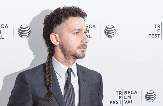 brandonwenerd's tweet photo. how much acid does one need to eat to get hair like shia labeouf? http://t.co/IgCdaAWsIA