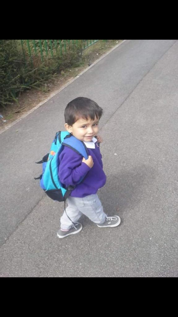 michaelrjames89's tweet photo. How cute does my nephew look #heartbreakerinthemaking http://t.co/N4dfhCnfKx