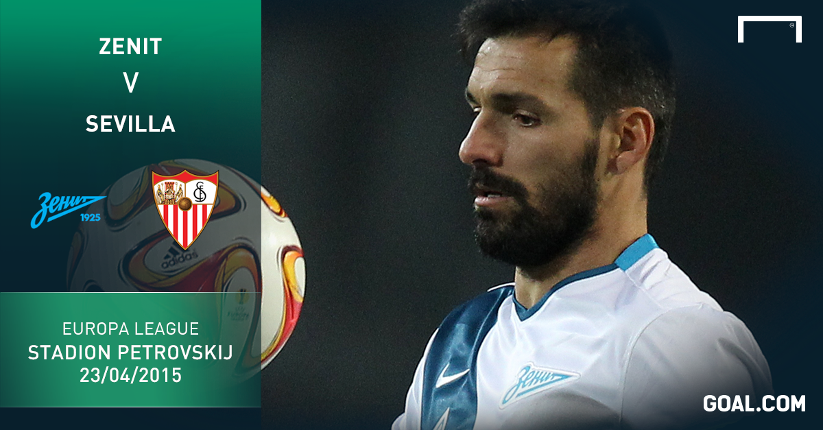 Goal_India's tweet photo. Up 2-1, Sevilla face Zenit in the 2nd leg of an Europa League quarterfinal. LIVE: http://t.co/AV7axMECGP
#BeOneWith http://t.co/2Oc91ObQCh