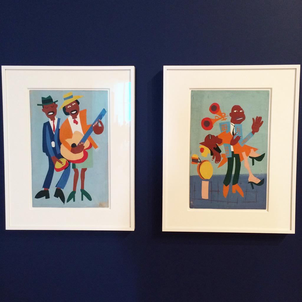 ArtObserved's tweet photo. #WilliamHJohnson on view at the @WhitneyMuseum's inaugural show downtown 'America is Hard to See' http://t.co/DBbUL0SbKd