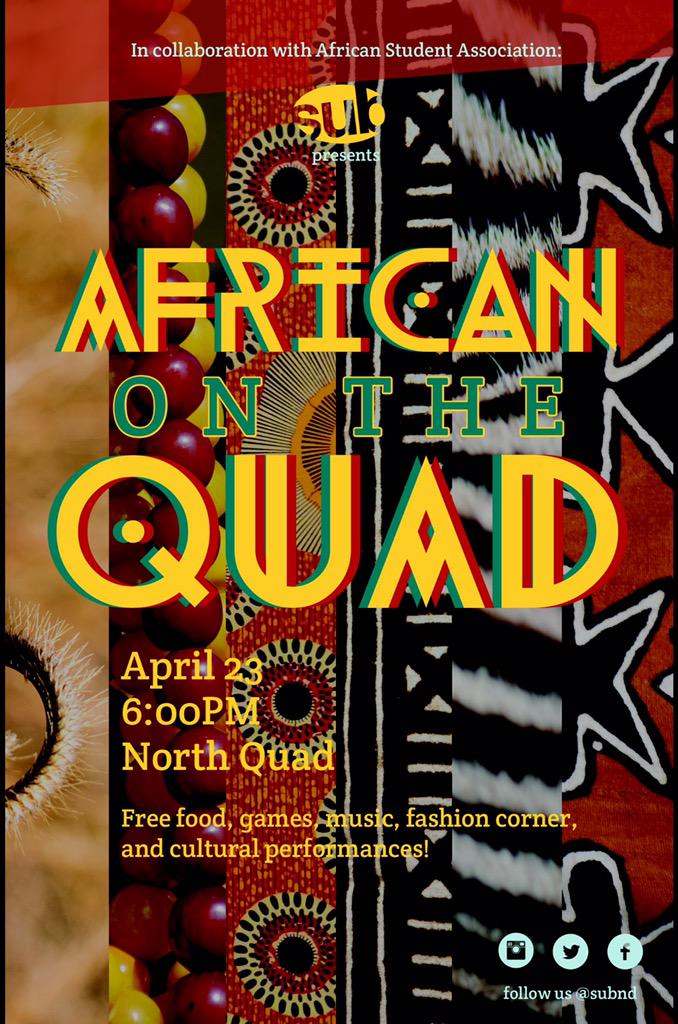 5:30 North Quad, BE THERE!