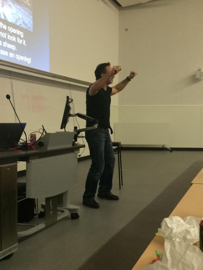 LivUniVets's tweet image. 'You do not see the opening because you do not look for it.Learn from a sheep.A sheep will always see an opening'