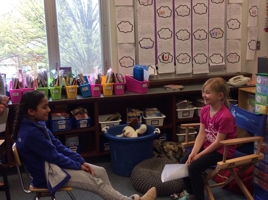 Grade2WolfPack's tweet photo. The Pack is practicing their interview skills! @NTMPrincipal @tekaboutit http://t.co/WoXYvqXvSJ