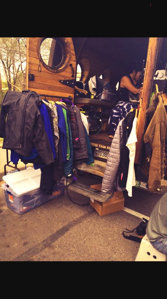 FOCOllector's tweet photo. Hanging out with @patagonia down at @newbelgium. Fixing clothes has never been so much fun! http://t.co/2zg4wAxtSE