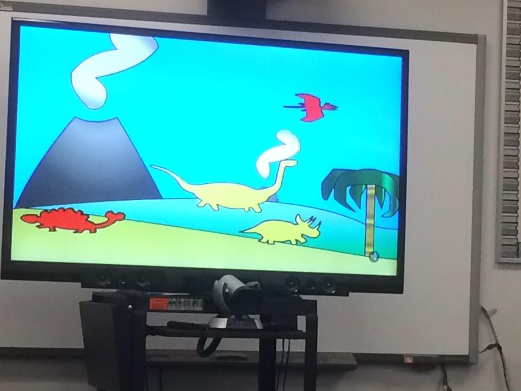 Another BME gr 1 class connected to Tyrrell Museum saving Dino's from a Volcano <a href="/TerryBeaudry/">Terry Beaudry</a> @jonrever @MoyraBaxter