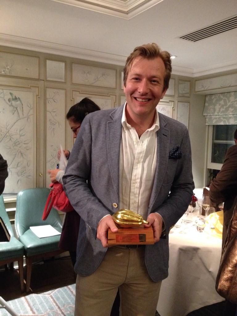 jennylinford's tweet photo. Many congrats  @BertilAkesson - what a triumph at @AcadofChocolate Awards tonight! http://t.co/vuo3kYdgrN