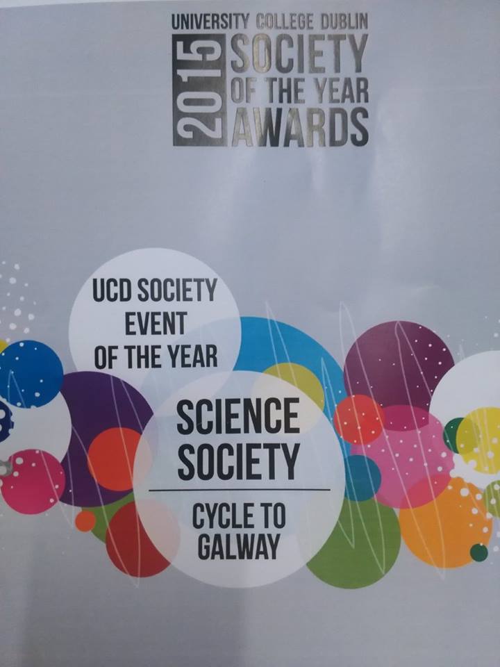ucdsciencesoc's tweet photo. Our #Scicle2015 won @UCDSocieties Event of the Year 2015 after over €60,000 raised for @CMRF_Crumlin!! Thank you! http://t.co/9ZOTq3sLxo