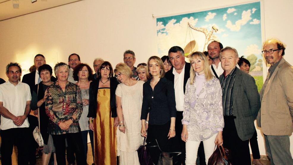 MichelRouxSalon's tweet photo. Belle expo ce soir avec les 22 artistique du Collectif #ArtsCroises... "les Artistes passent à Table" #Milano2015 http://t.co/KKFJCgaY7W