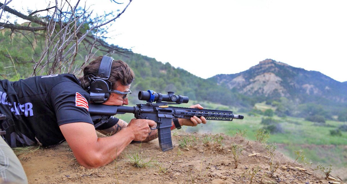sigsauerinc's tweet photo. Our own Robby Johnson is competing in the 2015 #multigunnationals this weekend in #Vegas Best of luck, Robby! #m400 http://t.co/96IINzXC0B
