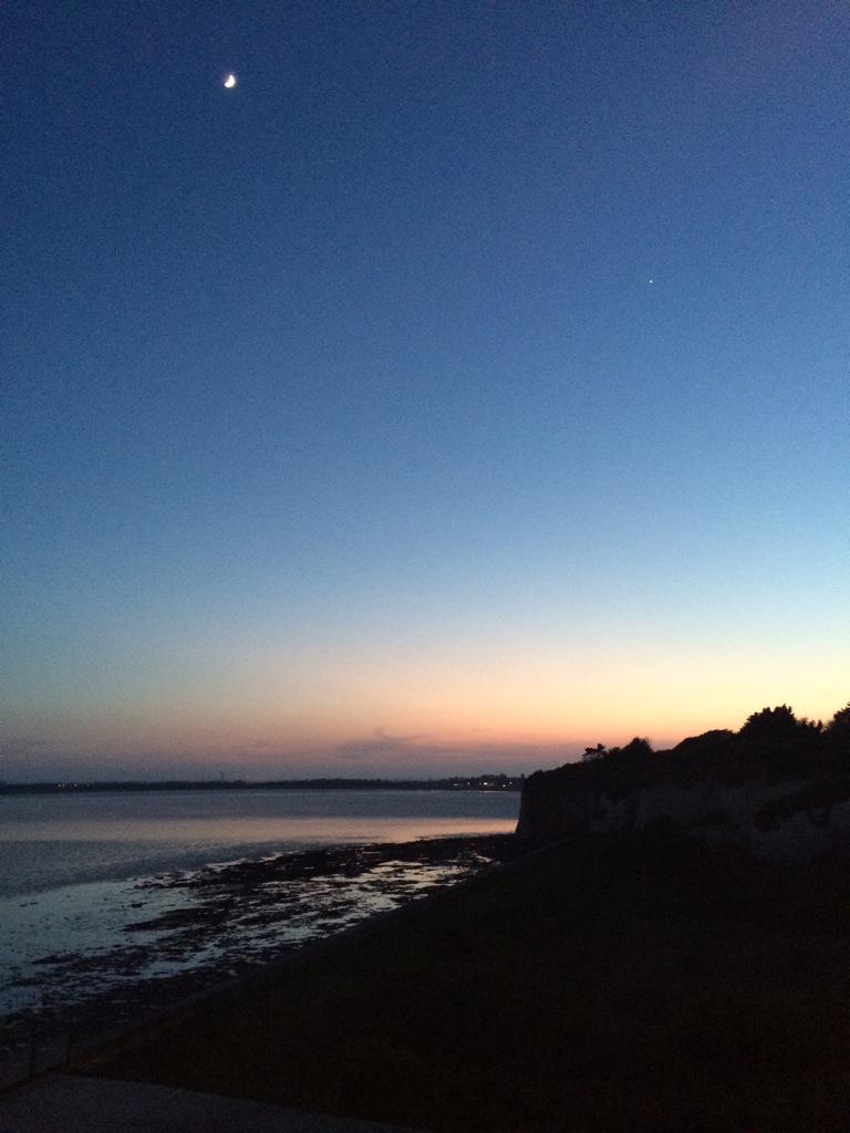 Happy with this view from our desk tonight #luckygirl #sunset #kent #ramsgate #thanet