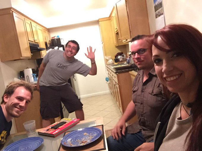 Its happening! Our 1st production meeting for an upcoming film that I'm in! @littletoyboat @MrStonebender<a href="/tag/colorblast"class="tags"><span>#colorblast</span></a>