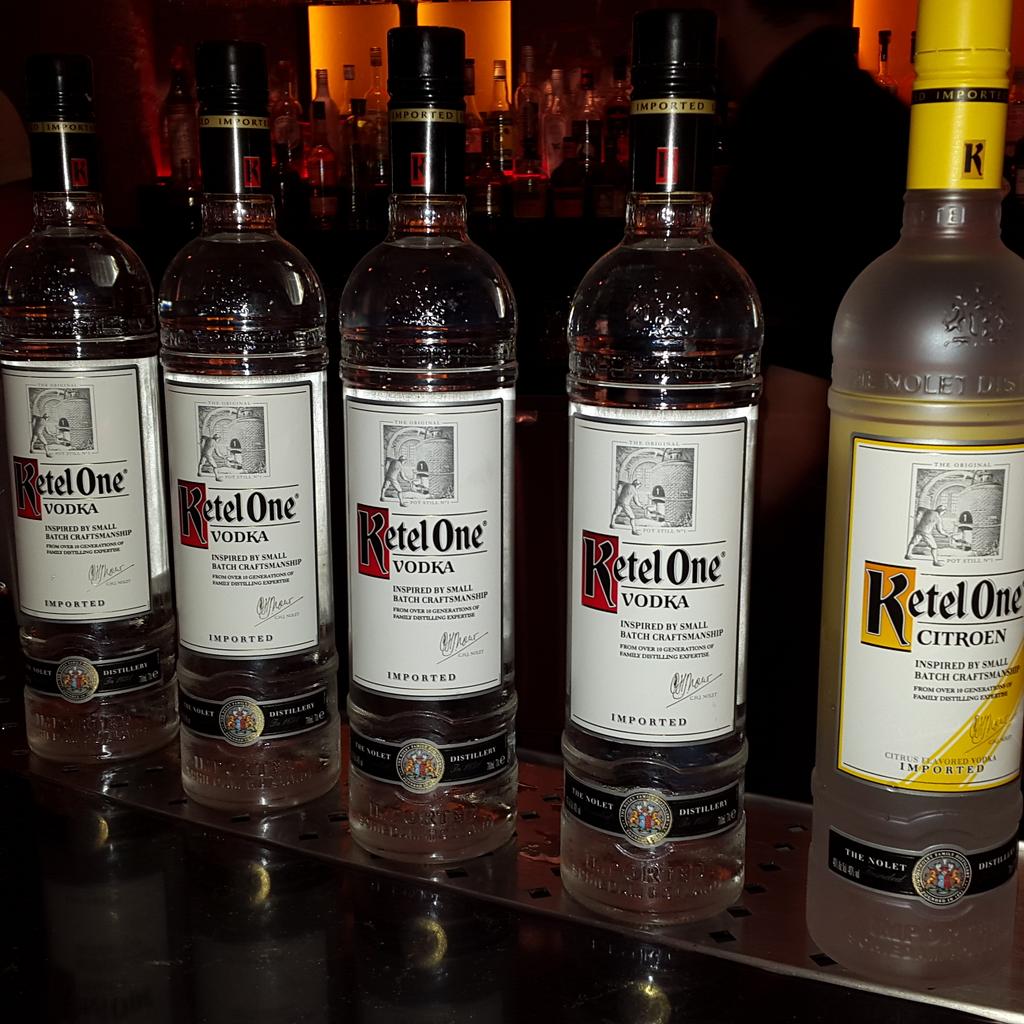WilSolman's tweet photo. Spot the odd one out. Ketel One. http://t.co/KQ5ka6Utkj