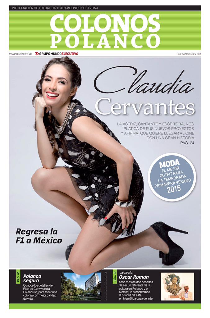 Cervantesclau's tweet photo. Les comparto la portada y entrevista que me hizo #ColonosPolanco este mes #satisfacciones #proyectos http://t.co/t6J3x2aMhg