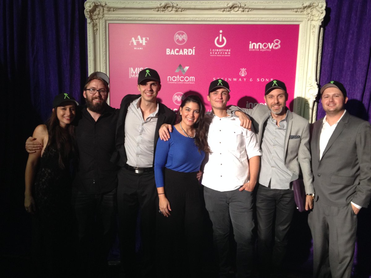 FHHispania's tweet photo. #TBT: Our very own @CarlaPuertoRico w/ @ArtexProduction team at @AAFMiami #MiamiADDYs! @aafnational @little_producer http://t.co/LDGbgF0LC0