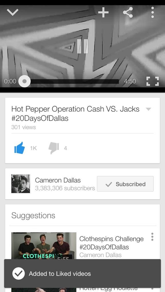 camerondabea's tweet photo. Go watch Cams video 💋 @camerondallas #CashVSJacks #20DaysOfDallas http://t.co/ydySVUR2EH