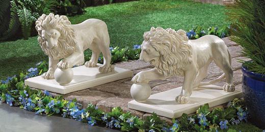 TheSABLEStore's tweet photo. This pair of lion statuary will add regal flair to your kingdom #statue #statues #regal #lion http://t.co/FfvWj8jhQw http://t.co/eQokELE40P
