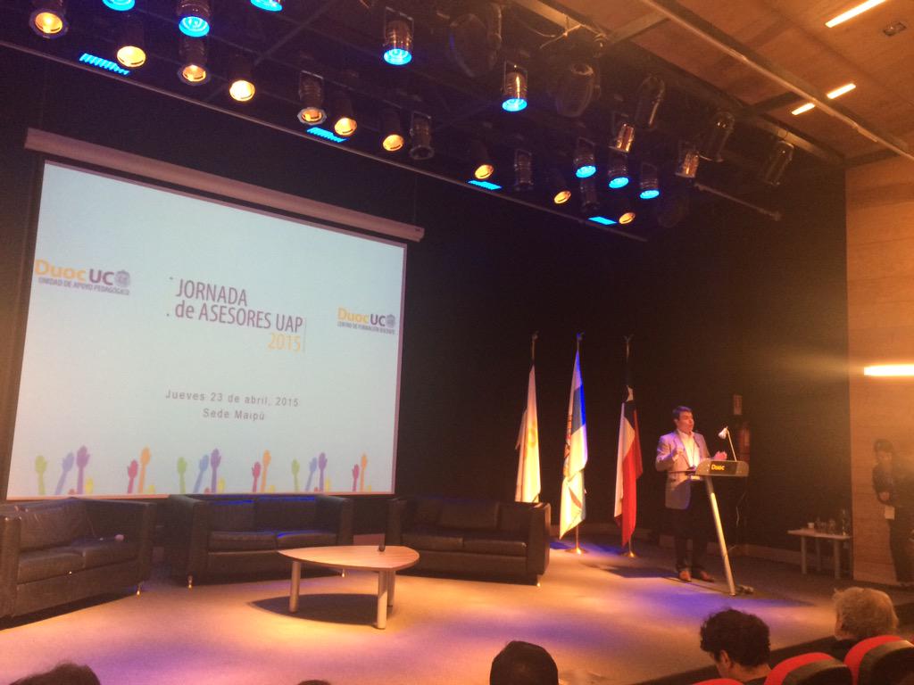 UAPMaipu's tweet photo. #jornada Asesores #UAP  en @DuocUC #Maipú http://t.co/OmvfxLyBSE