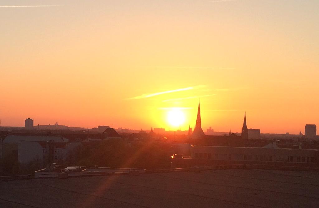 Minha varanda em Berlin.