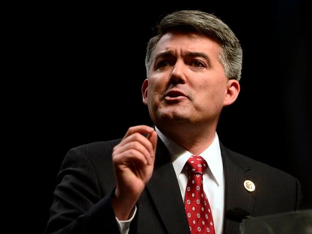 cannabist's tweet photo. WATCH: Here's the weed joke Republican U.S. Sen. Cory Gardner made in a federal hearing. http://t.co/lAQN1TbarU http://t.co/n0am8hToaz