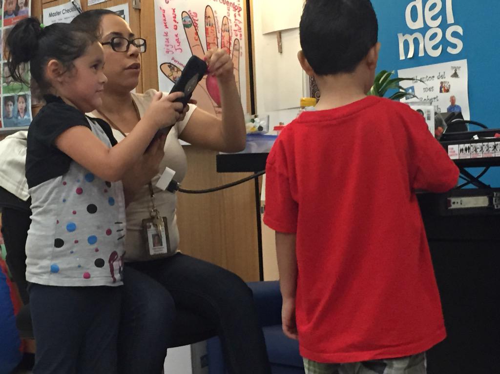 Uphaus_ECC's tweet photo. Learning to make videos our friends doing a QR code math activity. #PreKTech #AISDProud http://t.co/qAB3QuvQrw