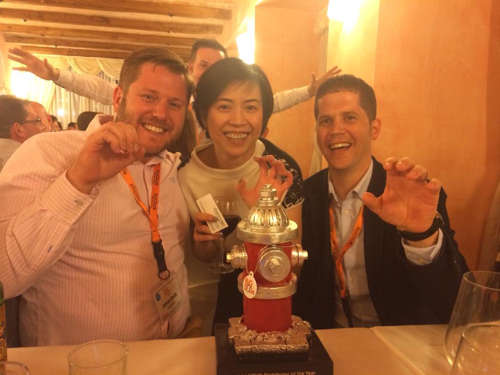 PurdicomCJ's tweet image. @Purdicom are Proud to announce largest @ruckuswireless Disty EMEA 2015 @SloTalking #RomeBigDogs