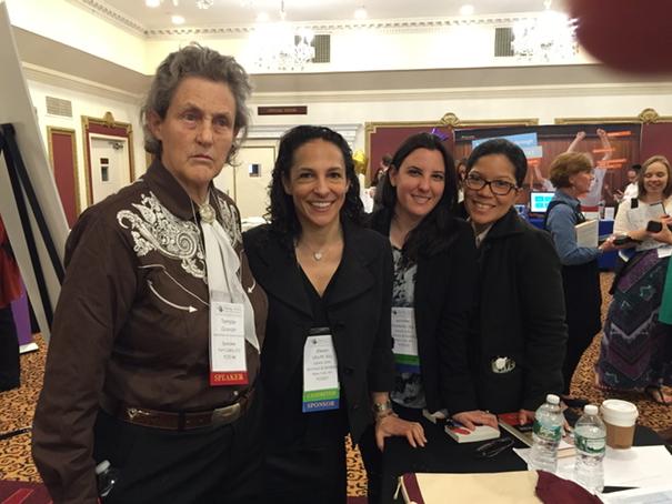 Fabulous morning &amp; extraordinary talk w/ <a href="/Temple_Grandin/">Temple Grandin</a>  <a href="/YoungChildExpo/">Young Child Expo</a> <a href="/Jen_Frankola/">Jennifer Frankola Crawford</a> and Pebbles -Aware of Autism