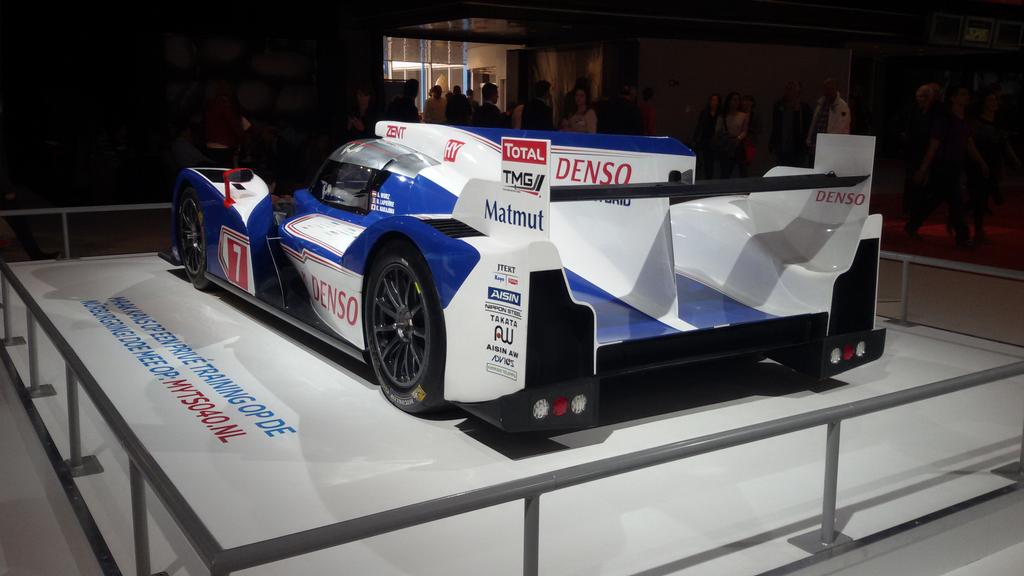 MS_Pictures's tweet photo. A Toyota TS030 showcar at the AutoRAI show in Amsterdam @TS040HybridFans @Toyota_Hybrid http://t.co/WY9H6SwkIh