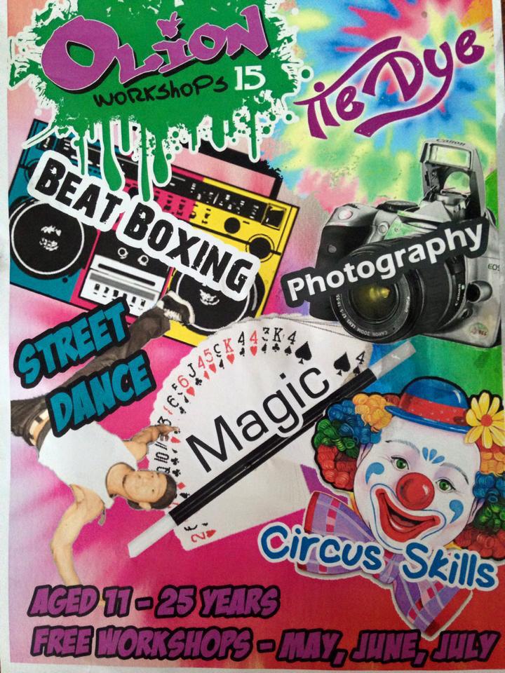 OlionFestival's tweet photo. Any young people interested in these FREE workshops? Watch this space dates to be followed @CBSwansea @zjpjarvis http://t.co/UtXmh3i99d