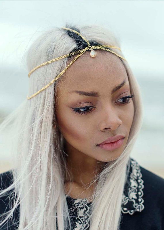 Granny hair and boho headpieces? Yes please. #ShopLately #trends