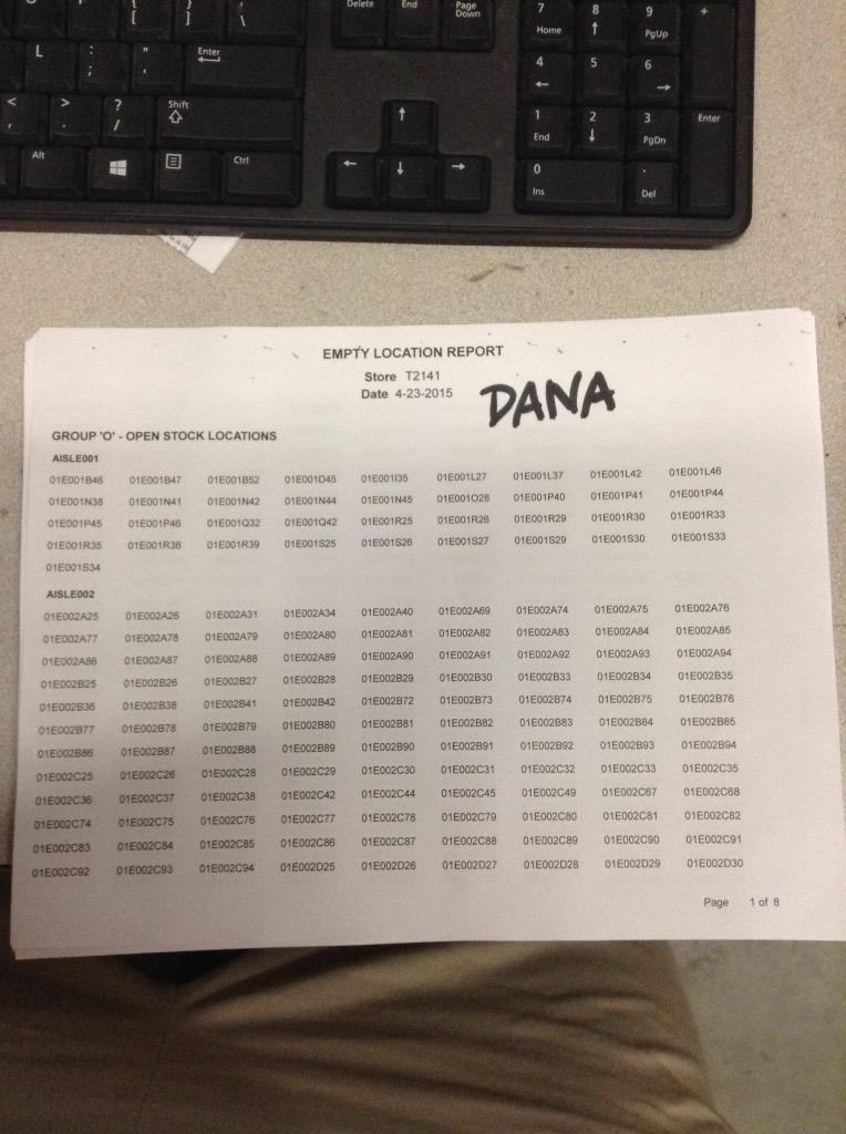 dana_target2141's tweet photo. Empty Location Audits tonight! #closing #locationaccuracy http://t.co/jQATgCZ8v3