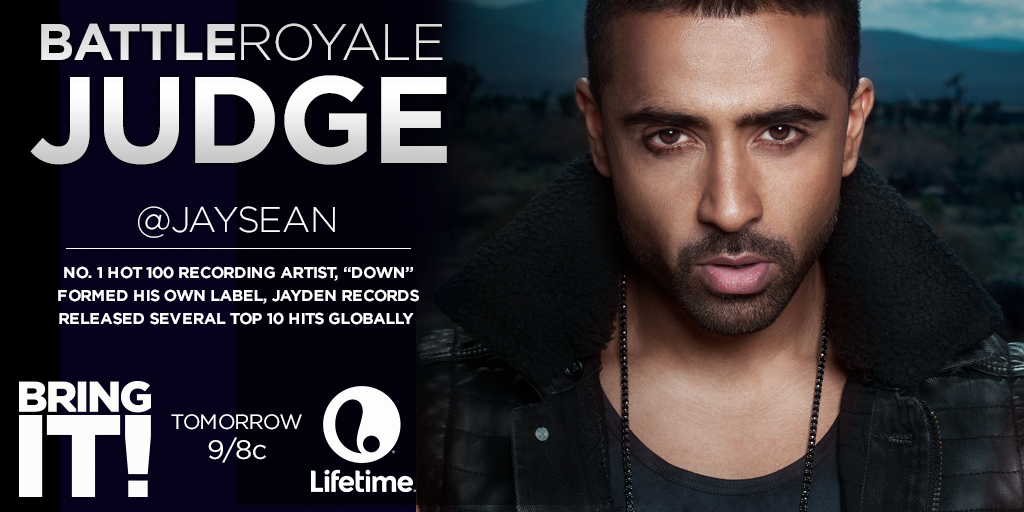 BringItLifetime's tweet photo. RT If you're going to watch the #BringIt! #BattleRoyale tomorrow with @jaysean as a special judge! http://t.co/zpvc29IHMD